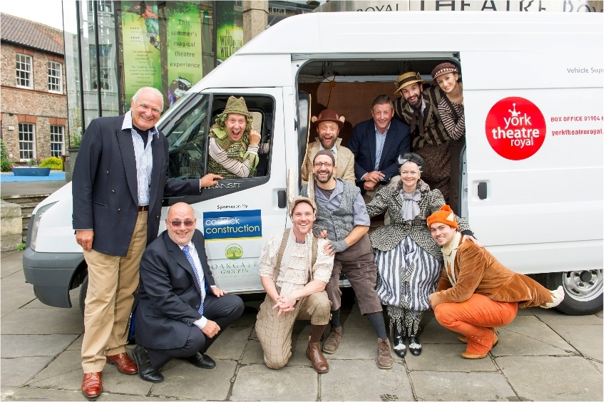 Caddick Construction and Oakgate Group donate van to York Theatre Royal