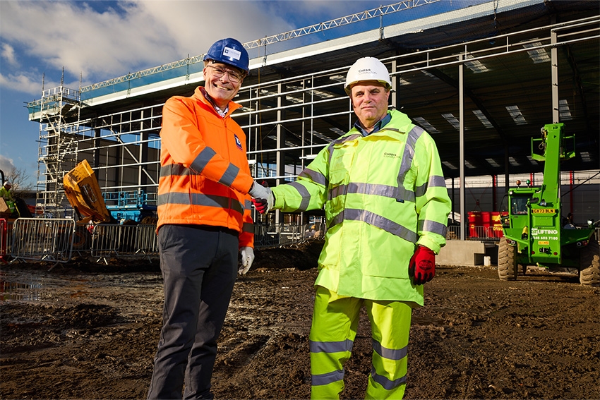 Caddick Tops Out At Trafford Distribution Facility