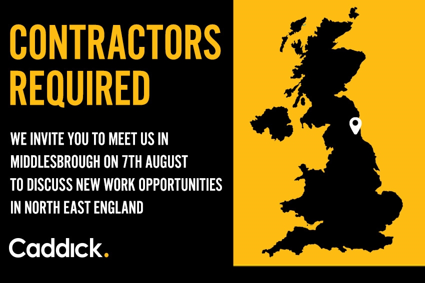 North East Suppliers Sought As Caddick Expands Across Region