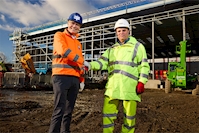 Caddick Tops Out At Trafford Distribution Facility